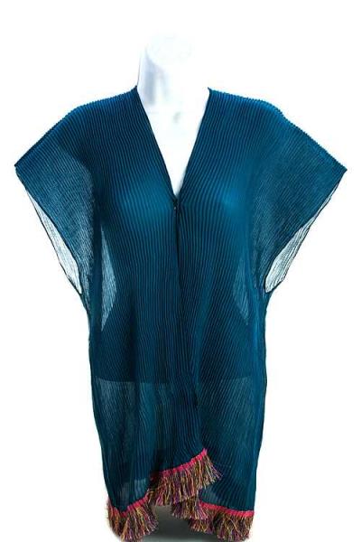 Sheer Mesh Cover Up Poncho