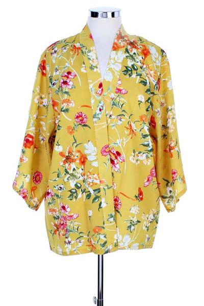 Floral Print Kimono