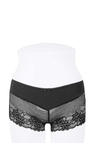 12 PCS. S-M-L-XL FLORAL LACE OVERLAY BOYSHORT PANTIES