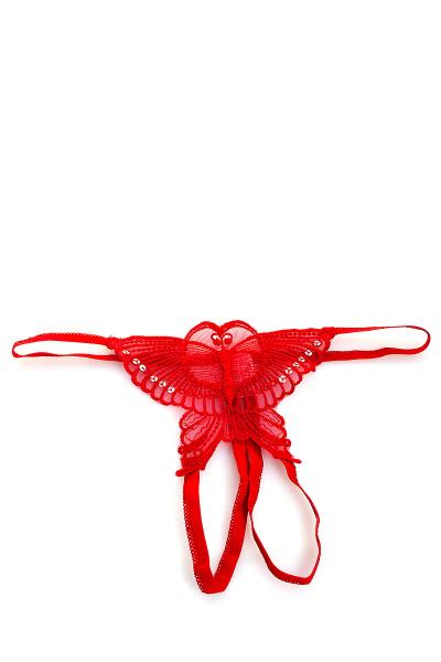 YOUMITA BUTTERFLY CROTCHLESS THONG (6 UNITS