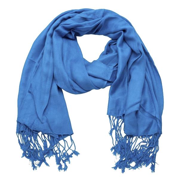 Trendy Colored with Fringe Scarf