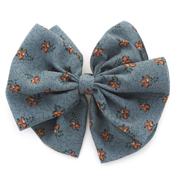 FLORAL PRINT HAIR BOW