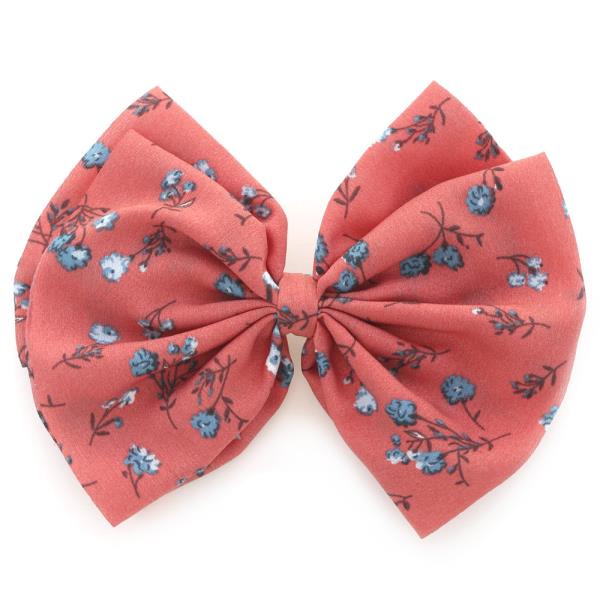 FLORAL PATTERN BARRETTE