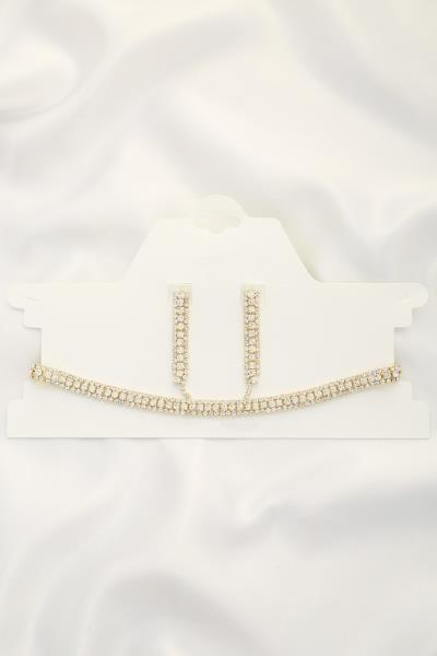 Bridal Rhinestone Necklace