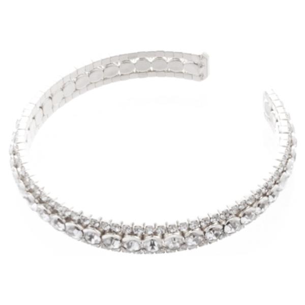 Rhinestone Flexible Cuff