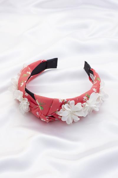Floral Pattern Knot Headband
