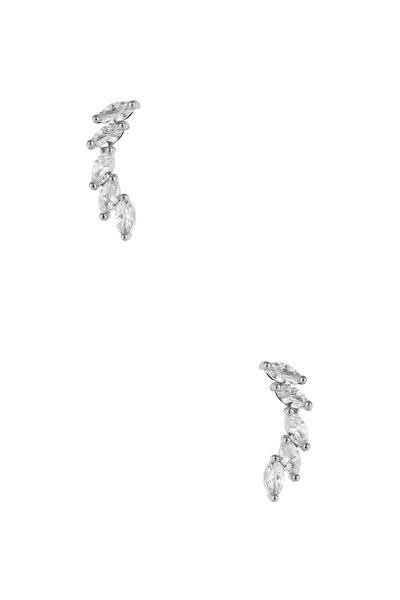 DAINTY STONE STUD EARRING