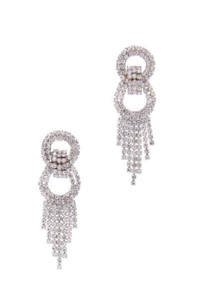 Double Circle Rhinestone Earring