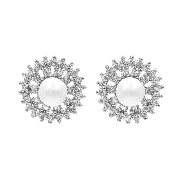 Cubic Zirconia Stud Earring