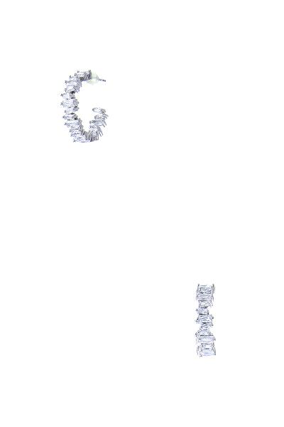 Crystallized Mini Open Cuff Earring