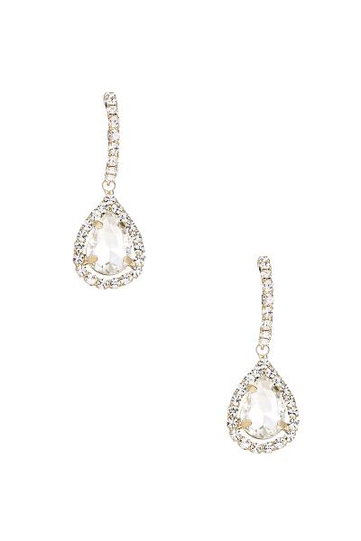 Trendy Crystal Tear Rhinestone Dangle Earring