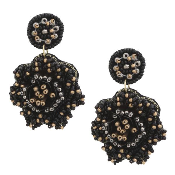 Flower Beaded Earring