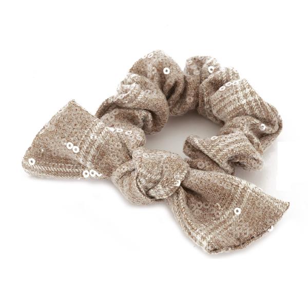 SEQUIN RIBBON HAIR SCRUNCHIES 1 PC