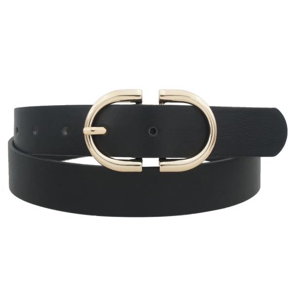 CENTER CUT ELONGATED OVAL STANDARD BELT