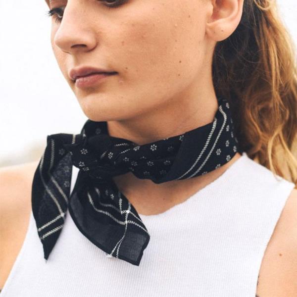 Floral Dot Bandana Coton Face Mask