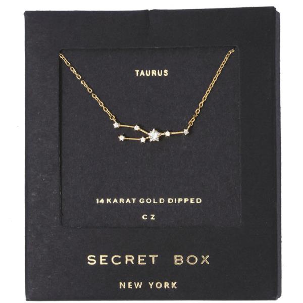 TAURUS CONSTELLATION STAR CHARM PENDANT NECKLACE