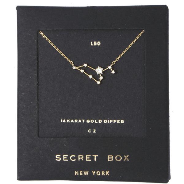 LEO CONSTELLATION STAR CHARM PENDANT NECKLACE