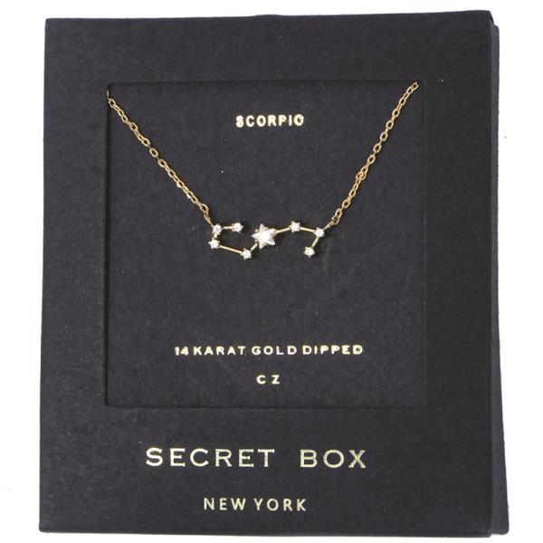 SCORPIO CONSTELLATION STAR CHARM PENDANT NECKLACE