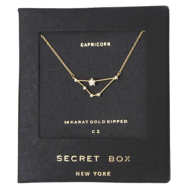 CAPRICORN CONSTELLATION STAR CHARM PENDANT NECKLACE