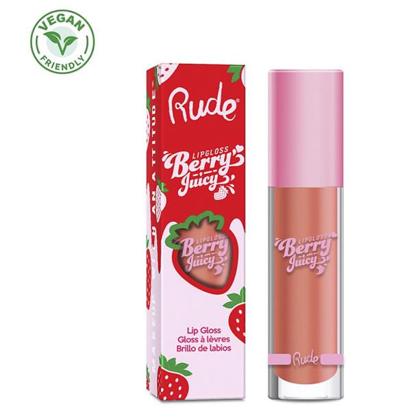 RUDE COSMETIC BERRY JUICY LIP GLOSS - NUDIST
