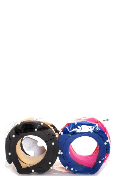 Chunky Pearl Headbands (12 Units)
