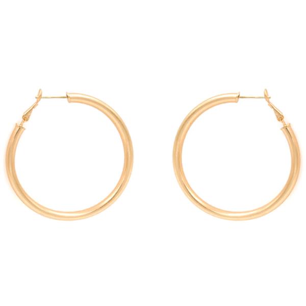 FASHION OPEN METAL HOOP EARRING