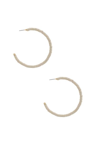 COLOR C HOOP EARRING