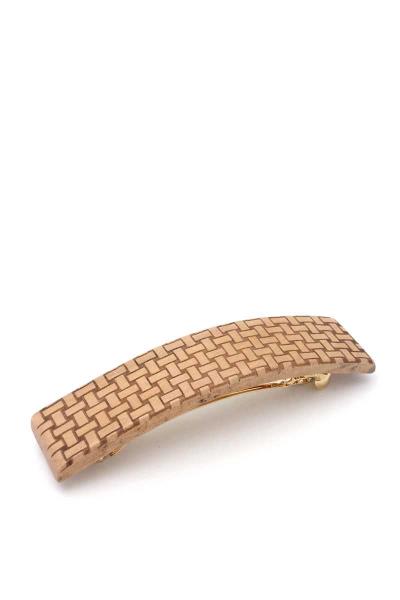 SODAJO WOODEN OVAL HAIR PIN