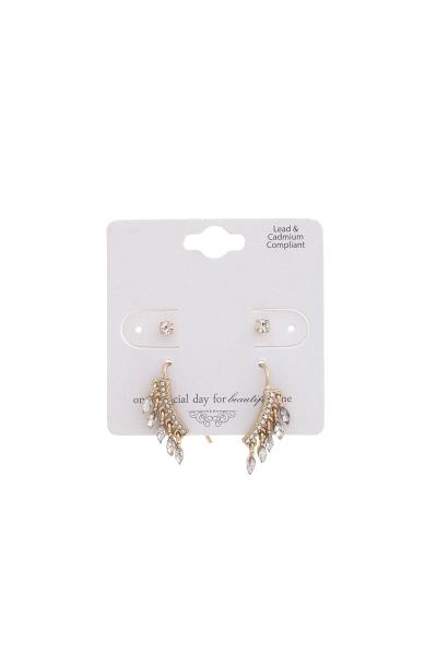 Rhinestone Dangle Earring