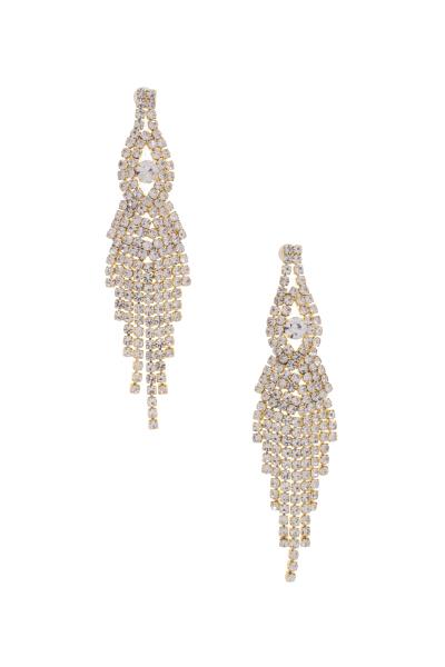 Rhinestone Dangle Earring