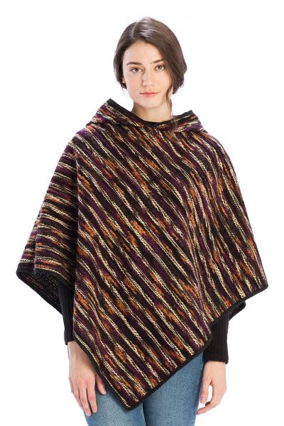 Color Palette Hood Poncho
