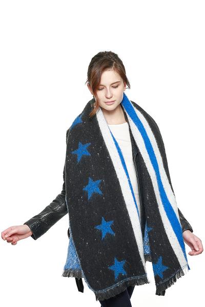 Stars And Stripe Oversized Scarf