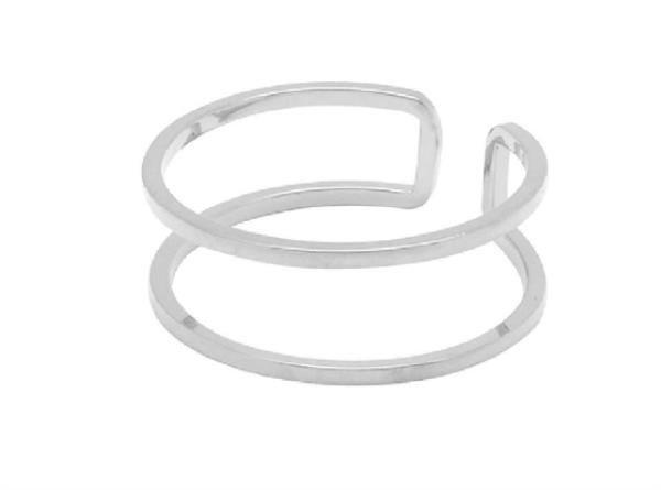 Double Band Open Ring
