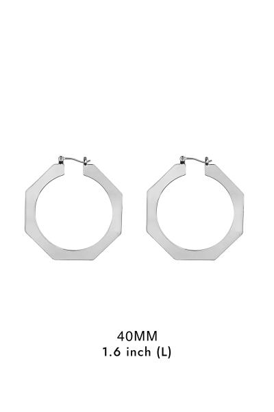 SELECT BOX 14K Gold Dipped Hoop Earring