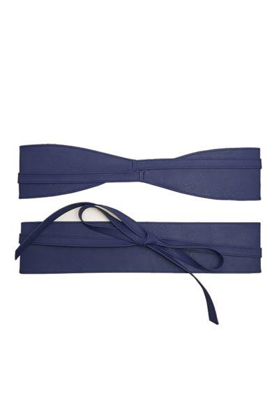 FAUX LEATHER WRAPPING BELT