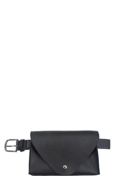 PLAIN SMOOTH FAUX LEATHER BELT BAG