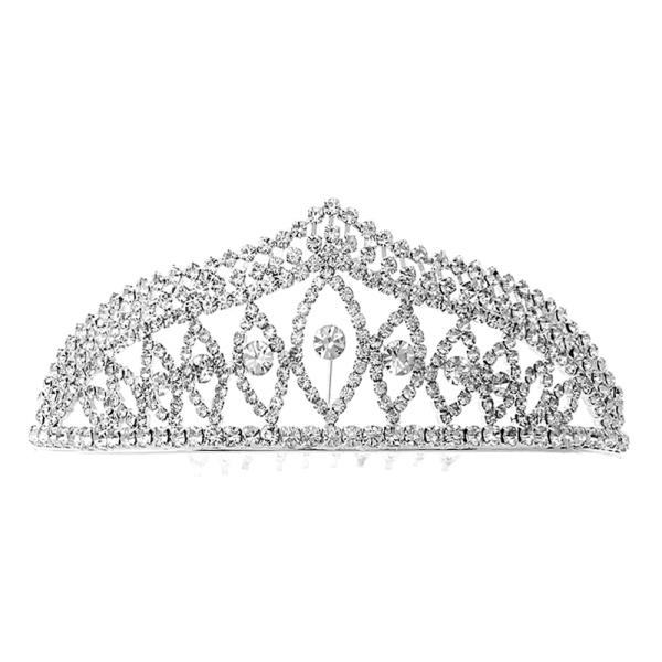 CRYSTAL ELEGANT RHINESTONE TIARA