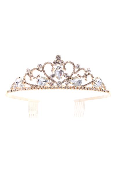 Luxury Rhinestone Crystal Crown Tiara