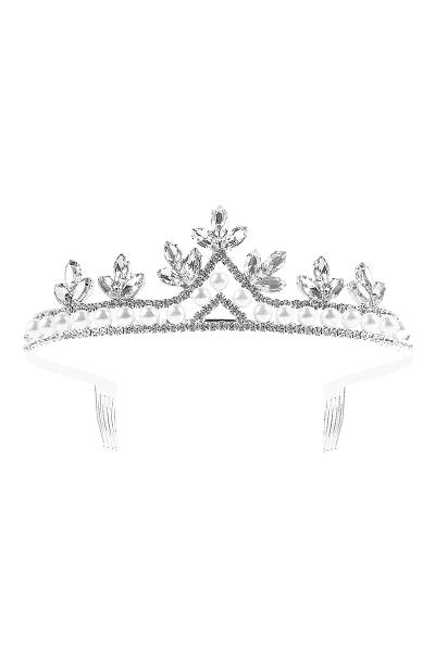 FASHION CRYSTAL SPIKE TIARA