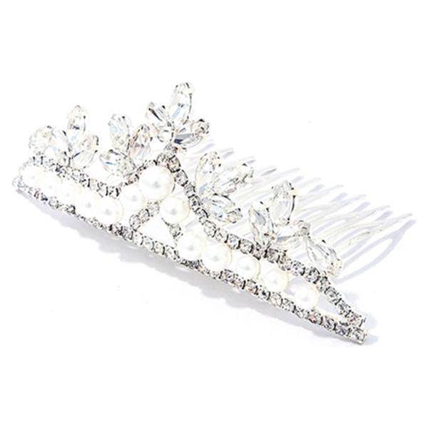 FASHION PRINCESS PEAR AND RHINESTONE TIARA