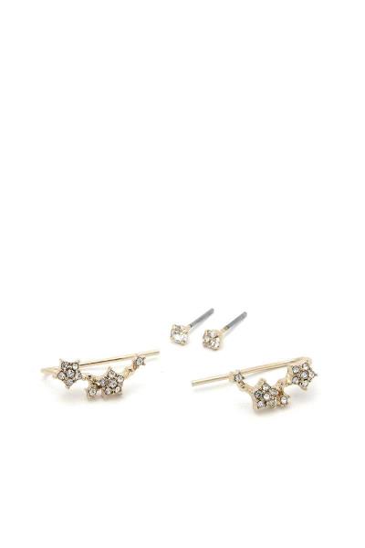 Crawler Group Star Earring Set