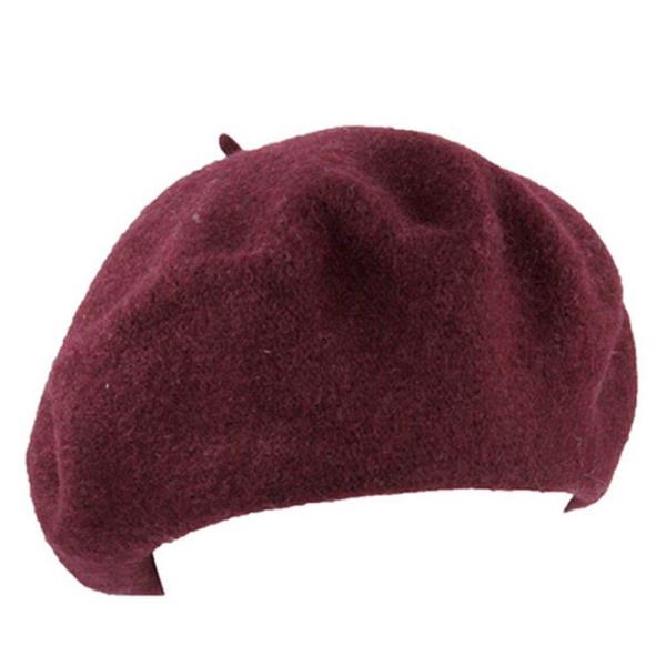 FRENCH STYLE SOLID COLOR BERET HATS