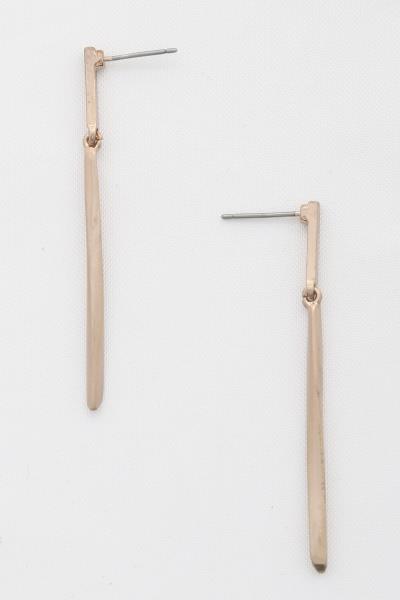 Metal Bar Dangle Earring