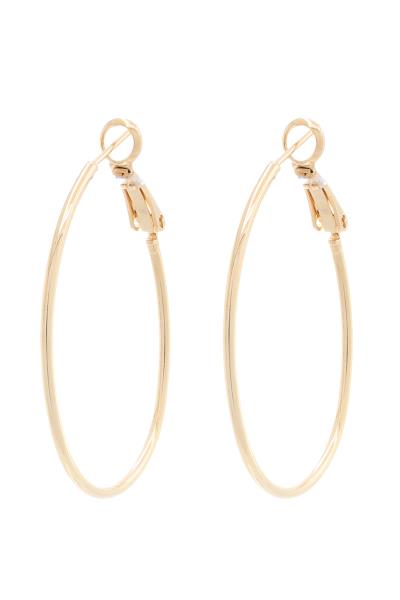 BASIC METAL HOOP 40MM EARRING