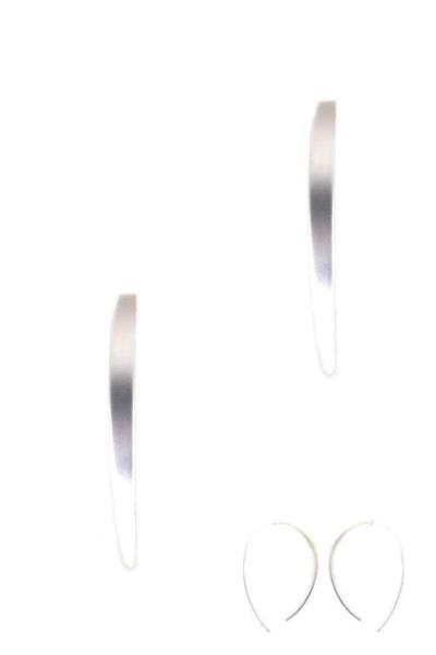 ONE LINE DROP TRENDY FASHION EARRINGS