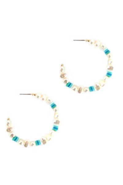 HOOP MULTI-COLOR FASHION EARRINGS