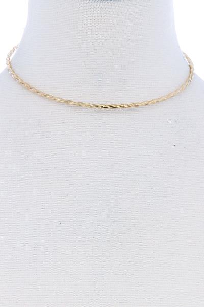 SODAJO Fashion Twisted Choker Necklace
