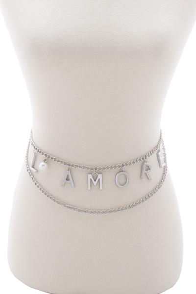 LAMORE CHAIN LAYERED METAL BELT