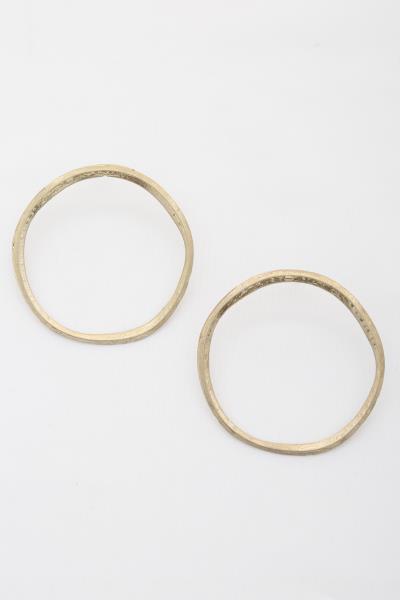 Round Metal Earring
