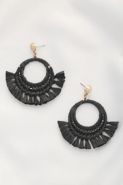 Raffia Dangle Earring